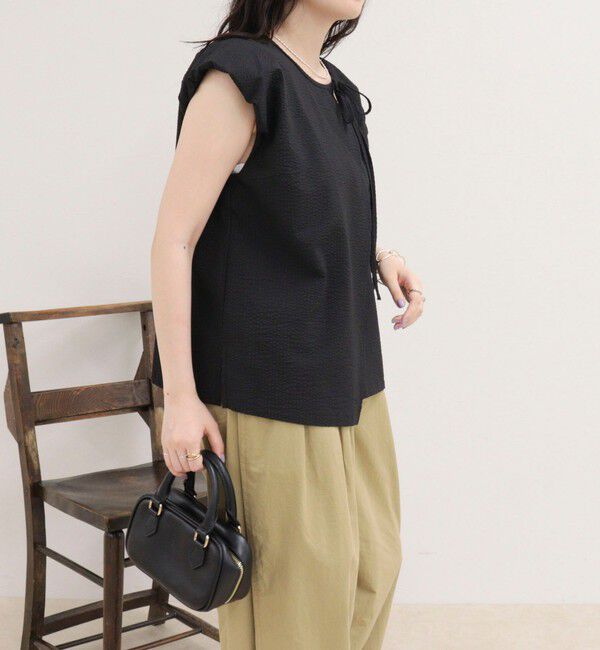 fredy emue「アシメデザインフレンチブラウス」|シャツ・ブラウス|