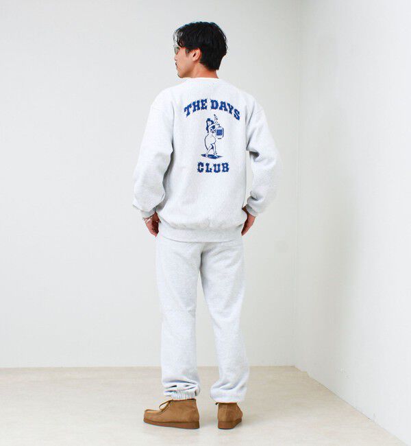 GLOSTER「【THE DAYS/ザ デイ】HIGE SWEAT PANTS 髭文字刺繍 スウェットパンツ 裏起毛」|その他|