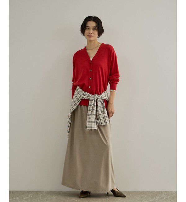 SALON adam et rope'「キュプラジャージーイージースカート」|スカート|