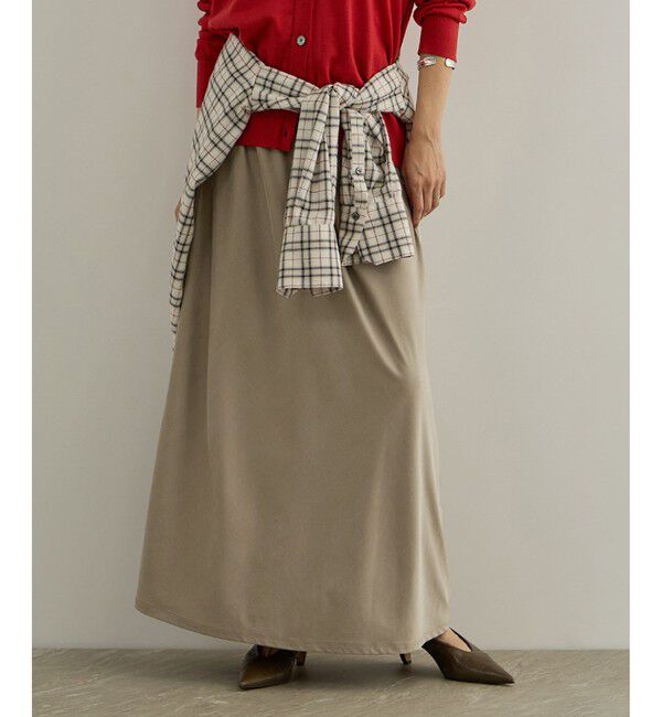 SALON adam et rope'「キュプラジャージーイージースカート」|スカート|