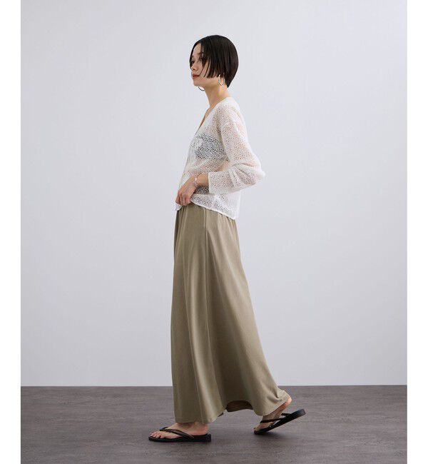 SALON adam et rope'「キュプラジャージーイージースカート」|スカート|