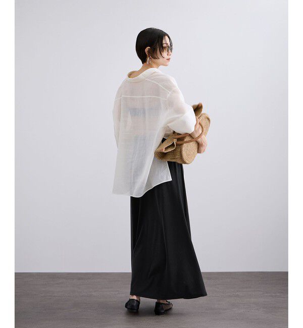 SALON adam et rope'「キュプラジャージーイージースカート」|スカート|