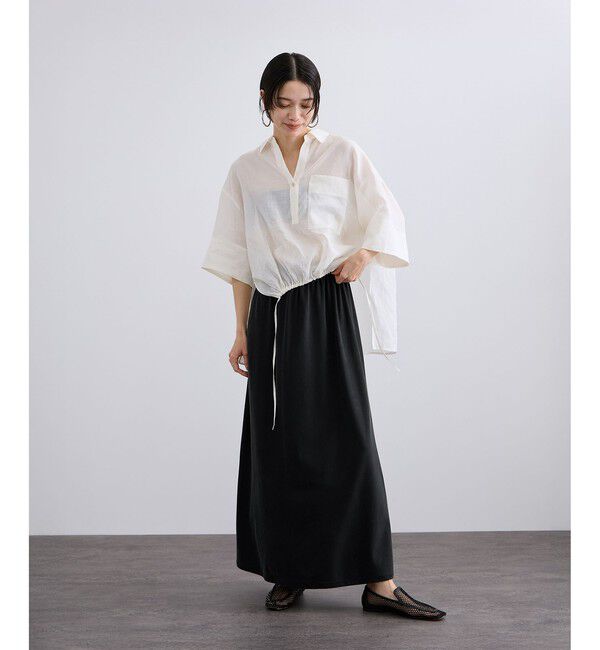 SALON adam et rope'「キュプラジャージーイージースカート」|スカート|