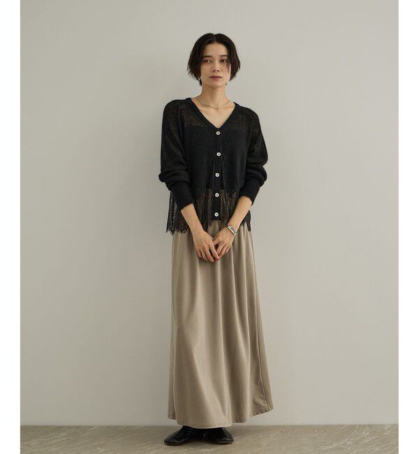 SALON adam et rope'「キュプラジャージーイージースカート」|スカート|