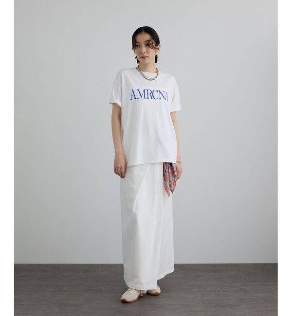 SALON adam et rope'「ドライコットンタックスカート」|スカート|