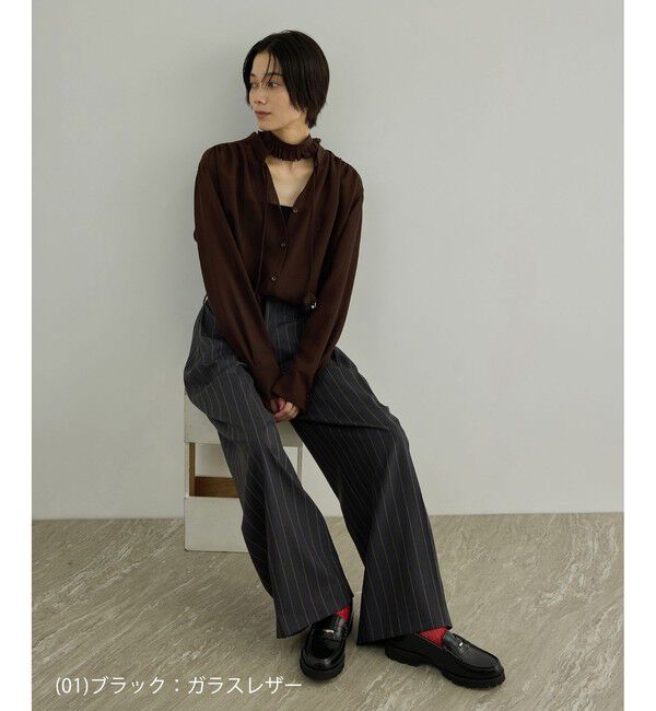 SALON adam et rope'「【HARUTA（ハルタ） for SALON】別注チャームローファー」|その他|