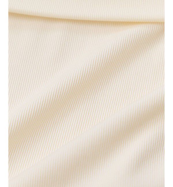 VIS「サイドギャザーオフショルダーカットソー/接触冷感」|Tシャツ・カットソー|