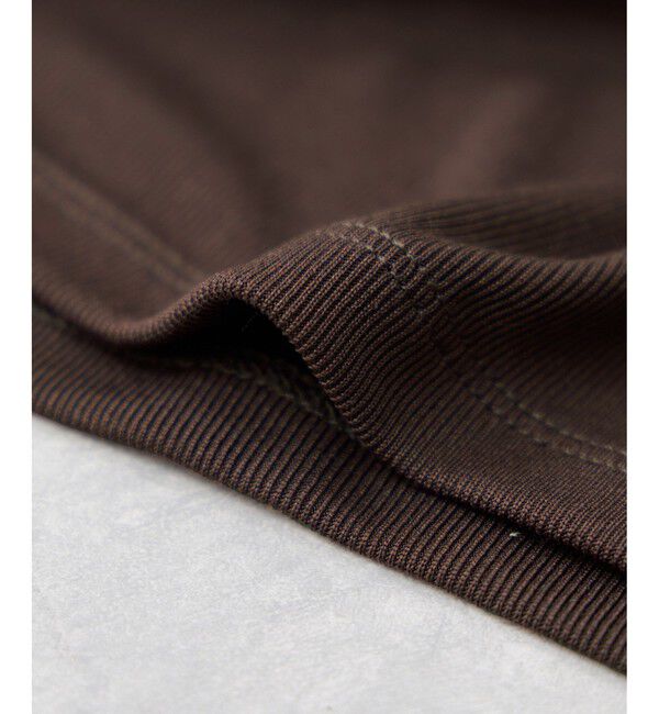 VIS「サイドギャザーオフショルダーカットソー/接触冷感」|Tシャツ・カットソー|