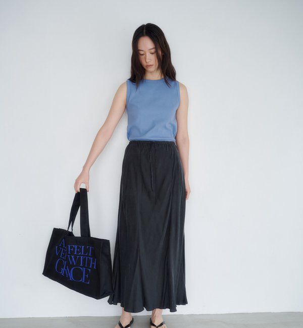  「【5色展開】リブコンパクトノースリーブ」|Tシャツ・カットソー|