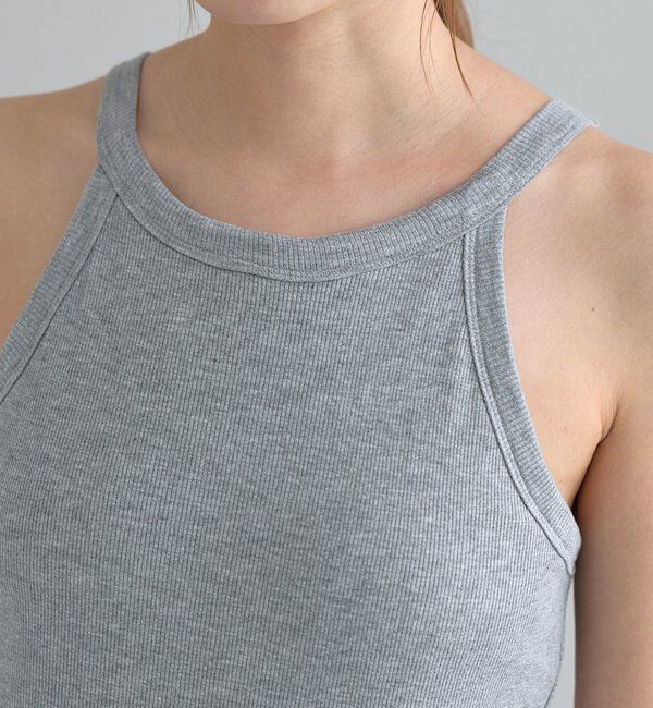  「カップ付アメスリリブタンクトップ」|キャミソール|