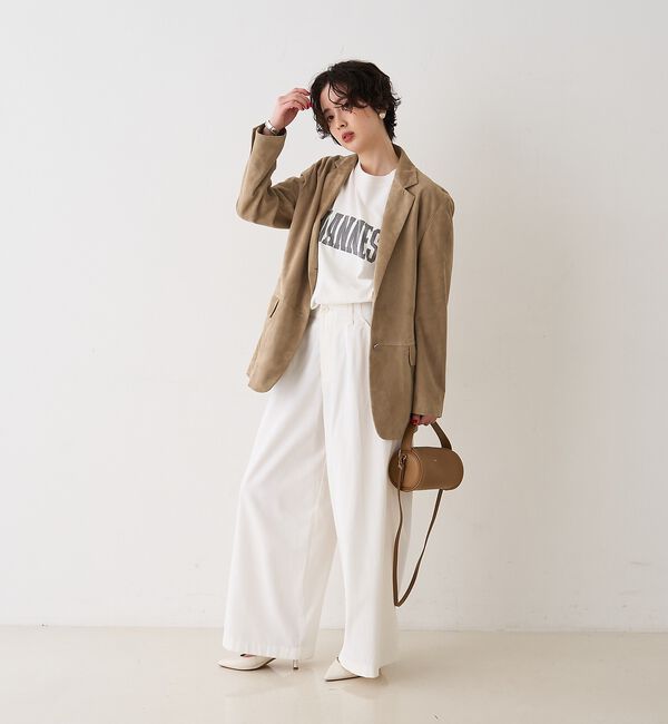 Rouge vif「ポリコットン撥水ワイドパンツ」|その他|