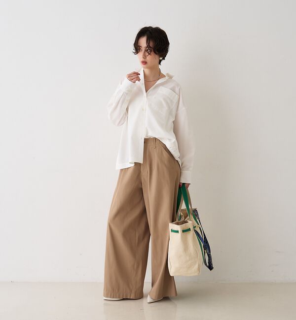 Rouge vif「ポリコットン撥水ワイドパンツ」|その他|