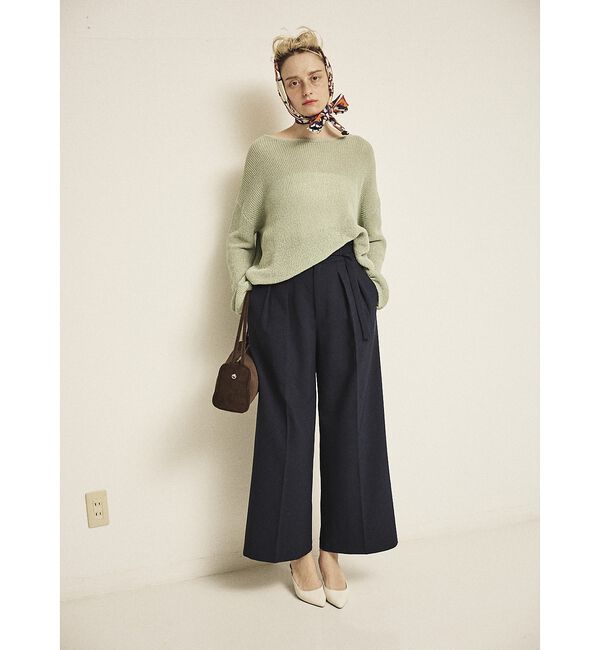 Rouge vif「【一部店舗限定】バックスリット ゆるメッシュニット」|ニット・セーター|
