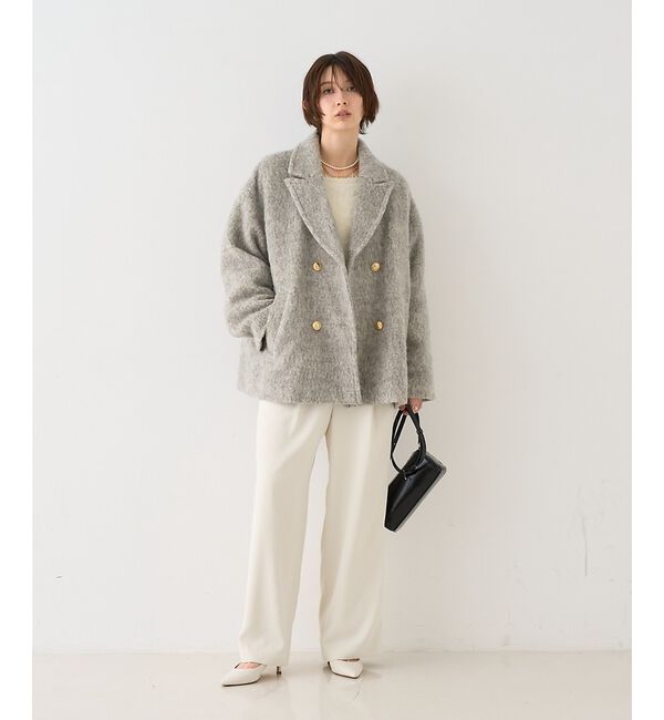 Rouge vif「【人気追加2026AW】3wayルーズラメニット/オフショルダー/ワンショルダー」|ニット・セーター|