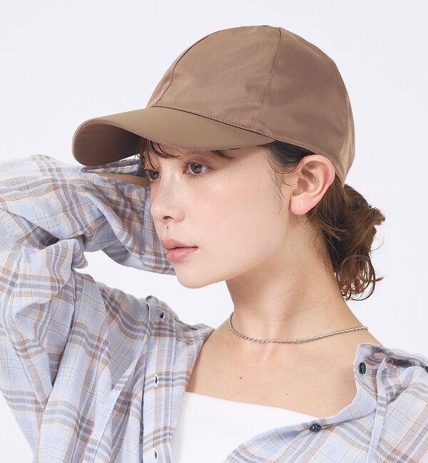 abahouse mavie「【UVカット】ラスターナイロンキャップ」|その他|モカ