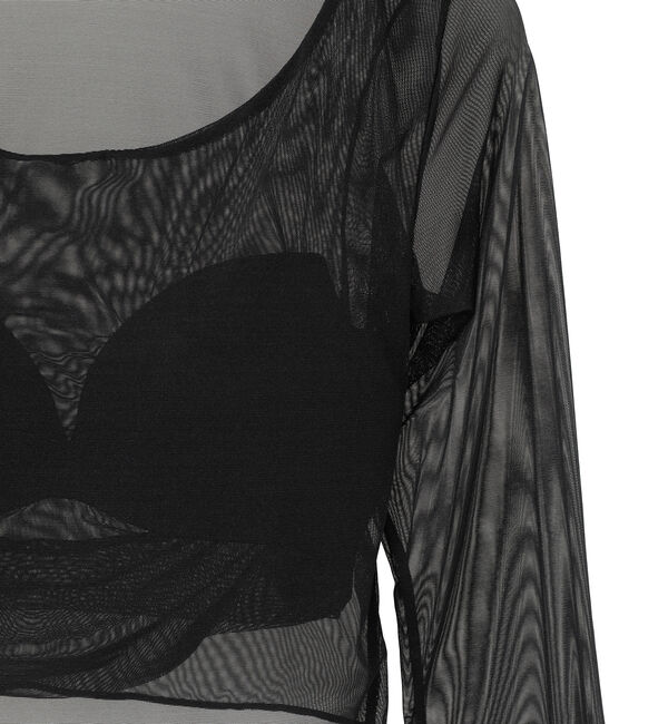 TIARA「【NICENICE MOMENT/ナイスナイスモーメント】MESH LAYERD SHELL」|Tシャツ・カットソー|