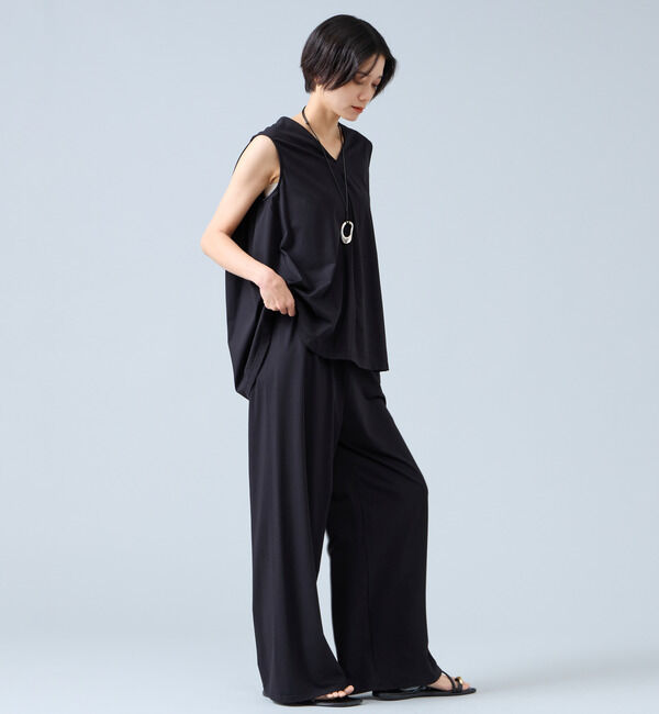Liesse「Vネックプルオーバー（セットアップ可）」|Tシャツ・カットソー|