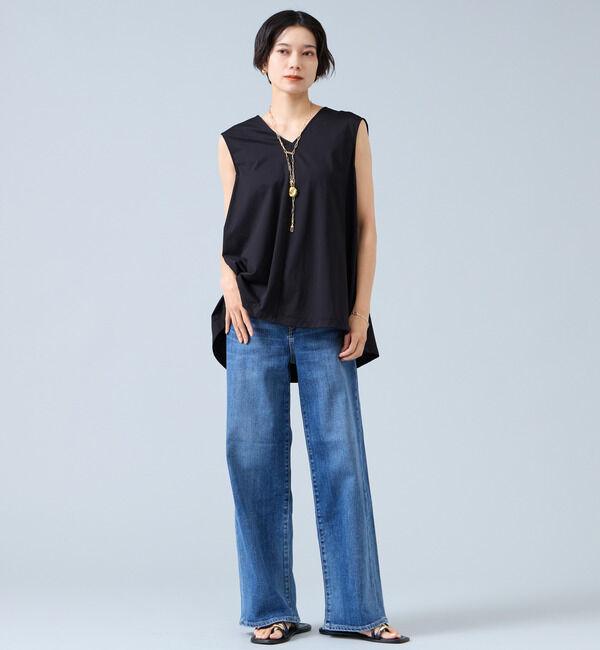 Liesse「Vネックプルオーバー（セットアップ可）」|Tシャツ・カットソー|