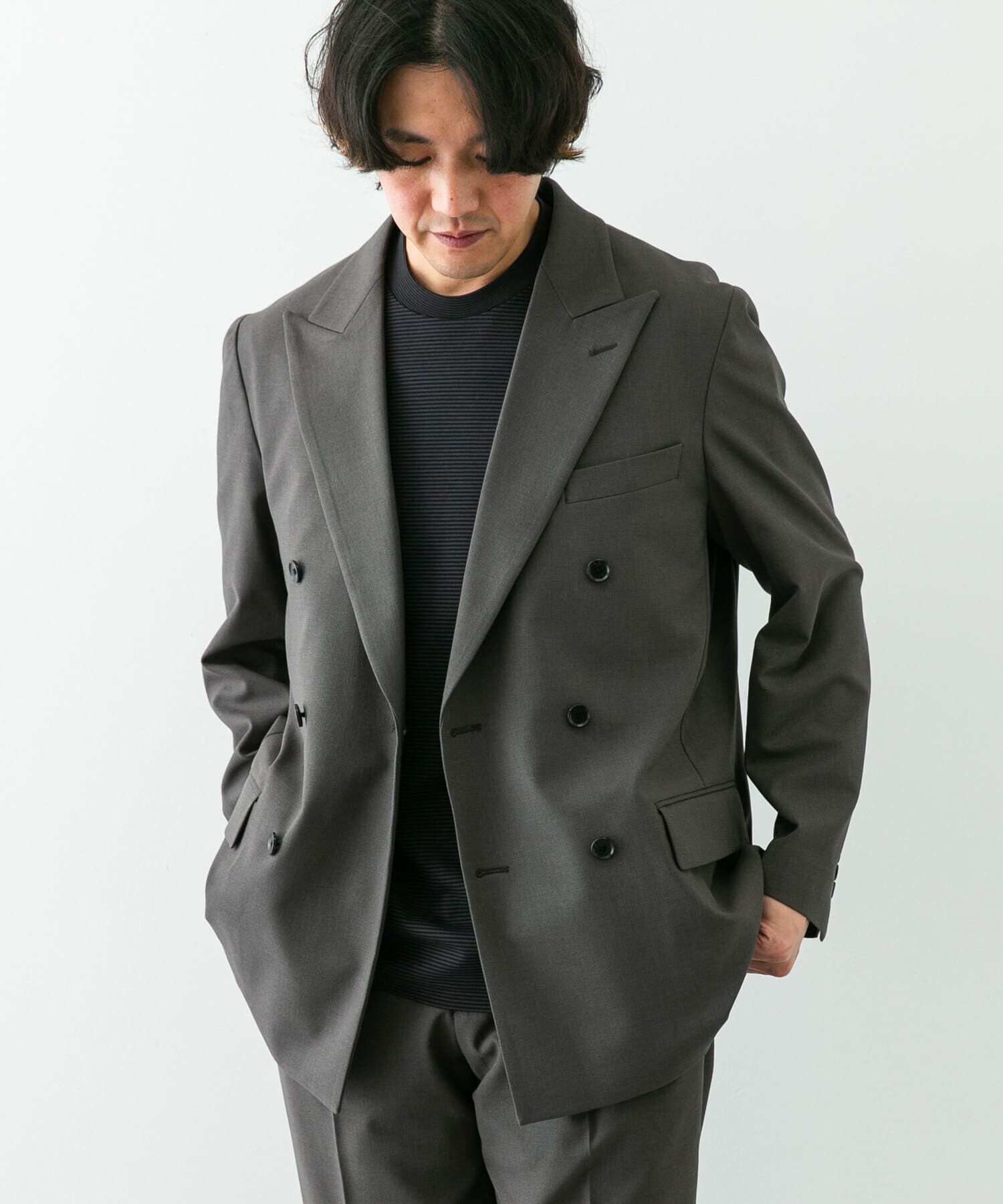 URBAN RESEARCH DOORS「『イージーケア』LIFE STYLE TAILOR　ストレッチオックスWジャケット」|その他|