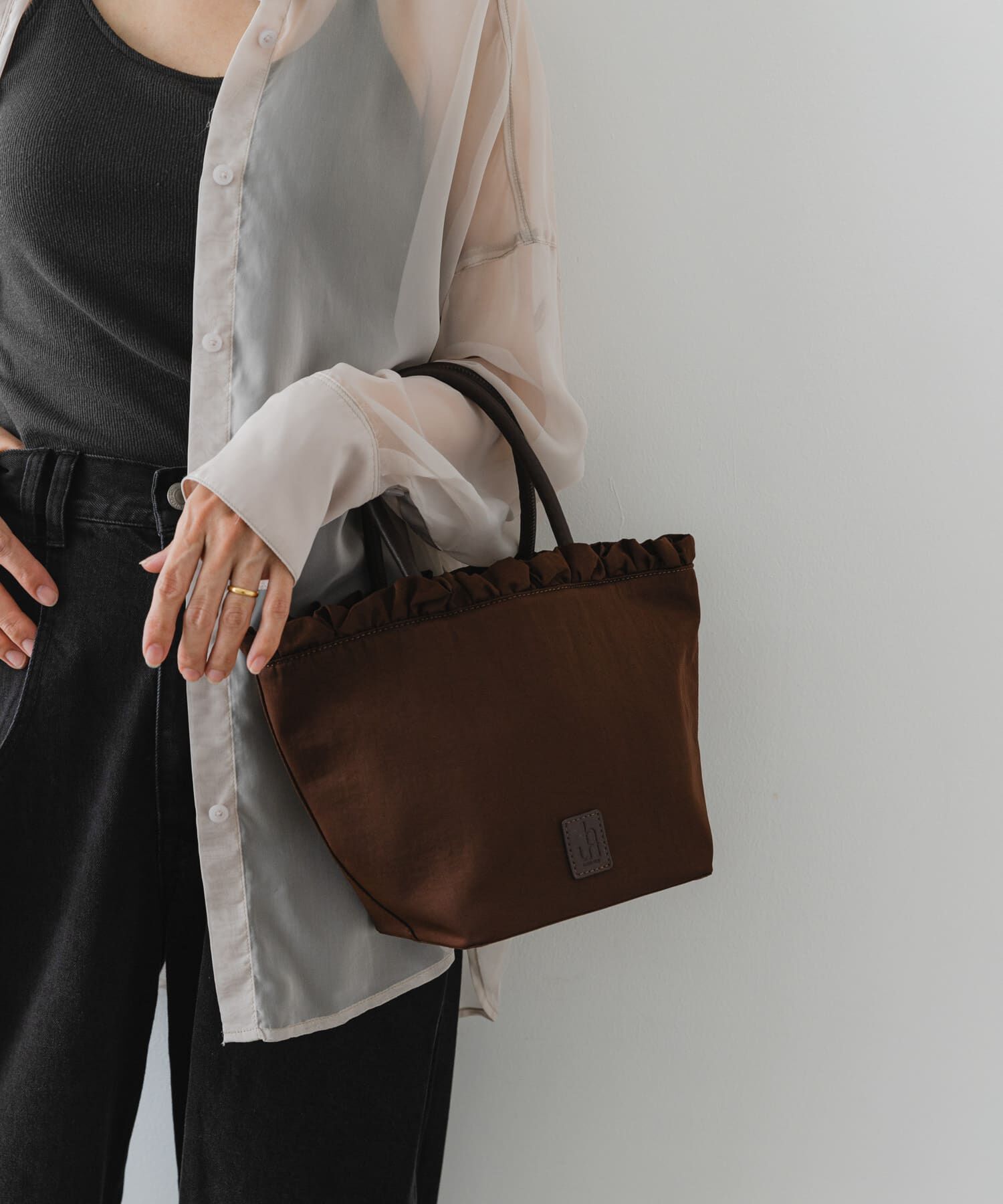 RODE SKO「hun RODESKO　Frill Tote」|トートバッグ|