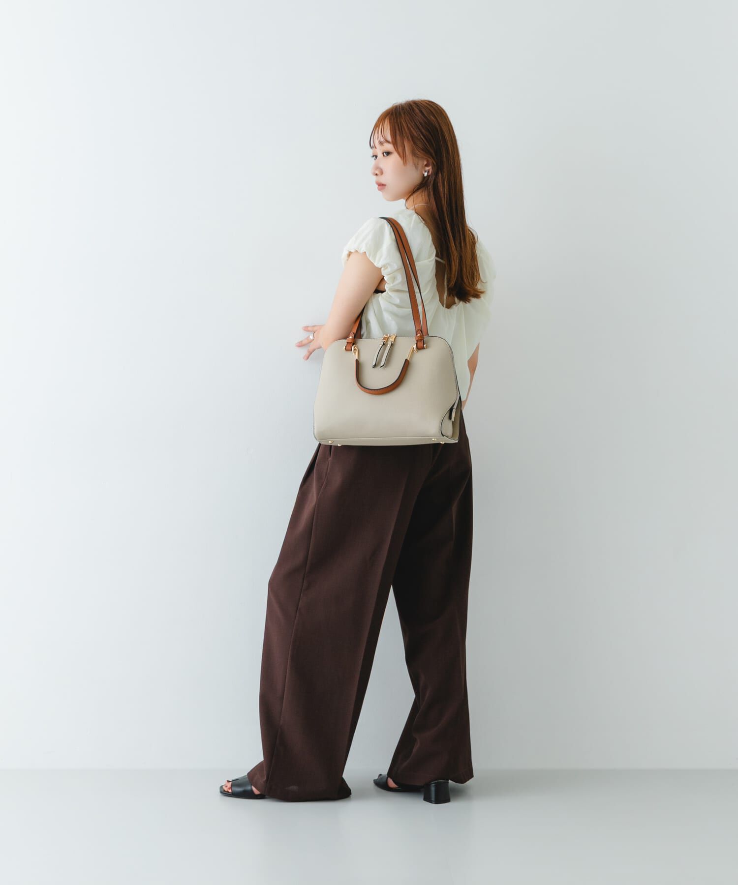 RODE SKO「『インフルエンサーayaさんコラボ』プチ2WAYハンドバッグ」|ハンドバッグ|