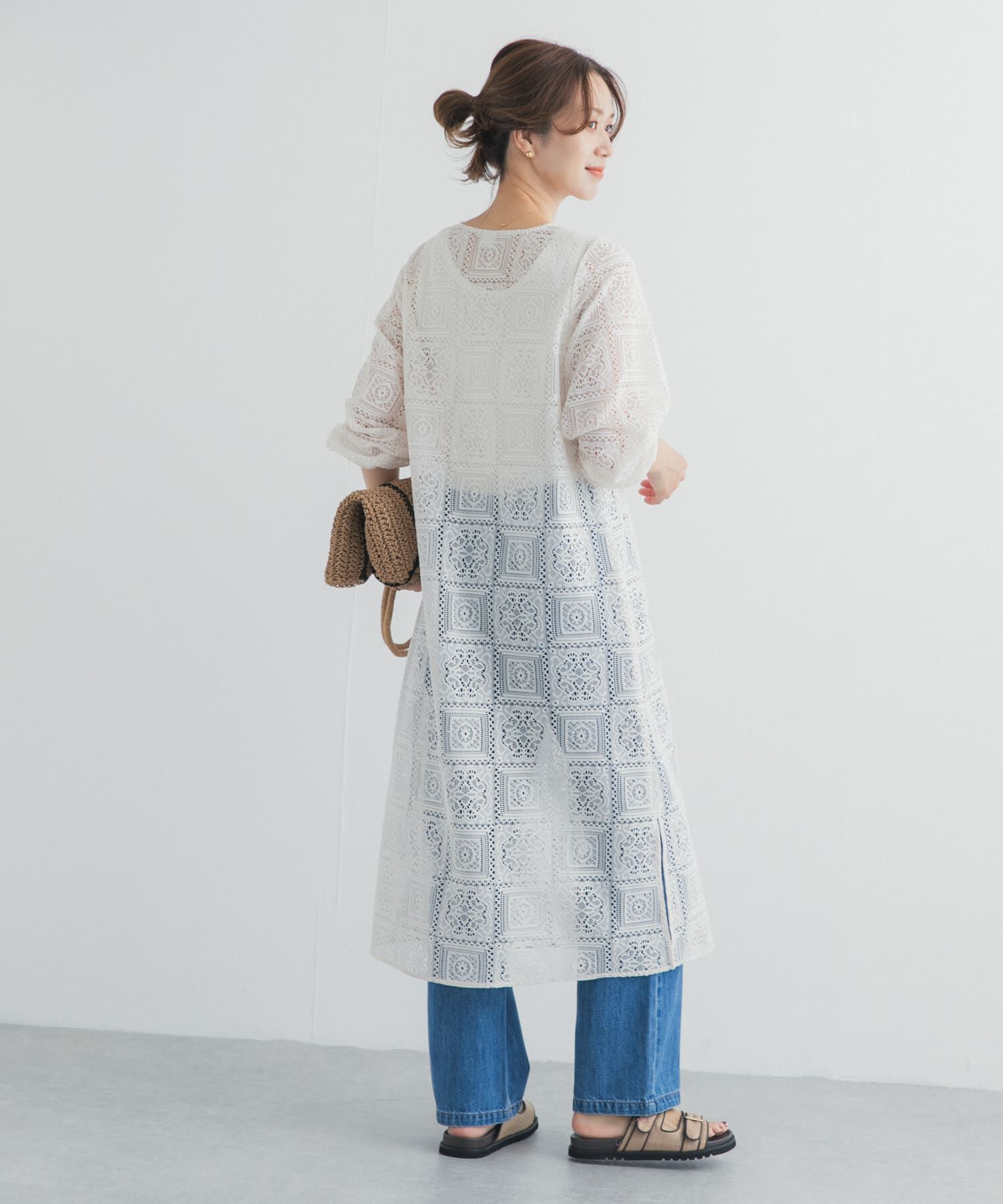 URBAN RESEARCH DOORS「レースワンピース」|ワンピース|