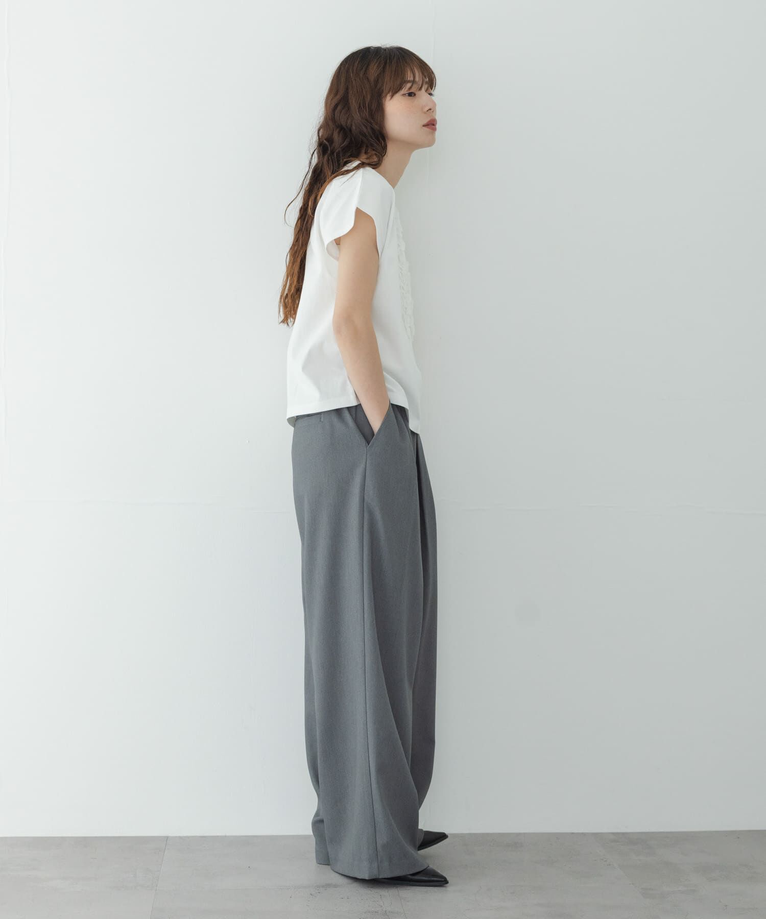 Sonny Label 「フロントフリルプルオーバー」|Tシャツ・カットソー|
