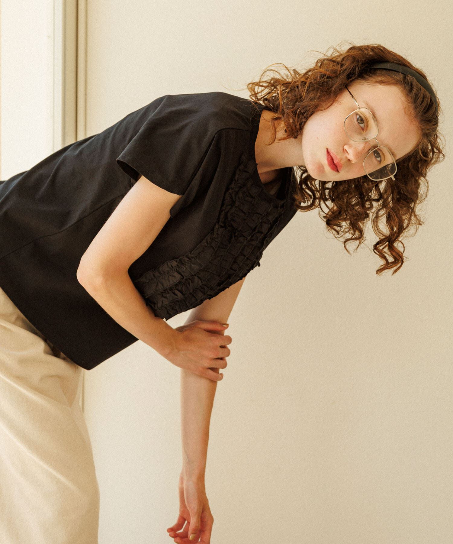 Sonny Label 「フロントフリルプルオーバー」|Tシャツ・カットソー|