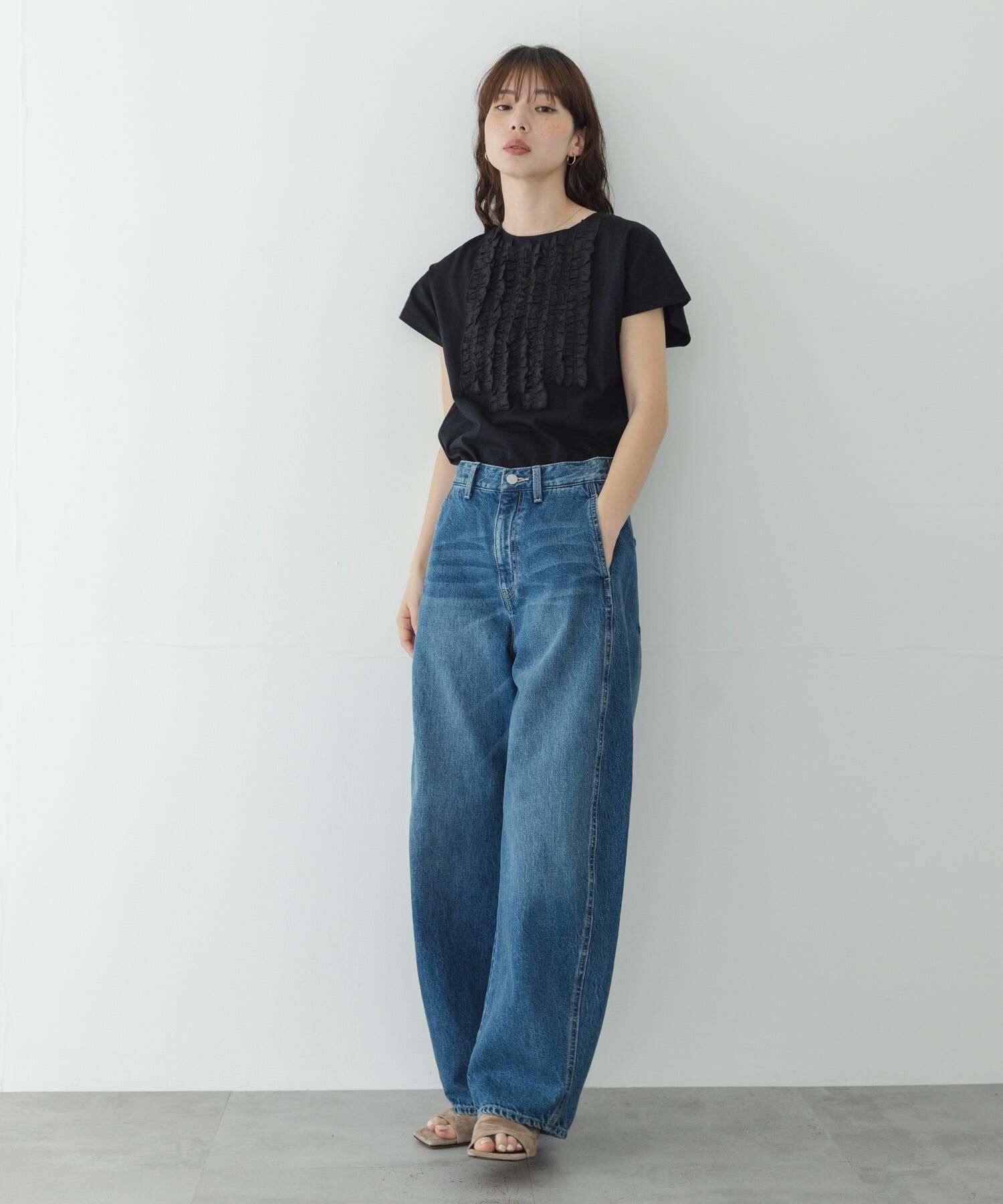 Sonny Label 「フロントフリルプルオーバー」|Tシャツ・カットソー|