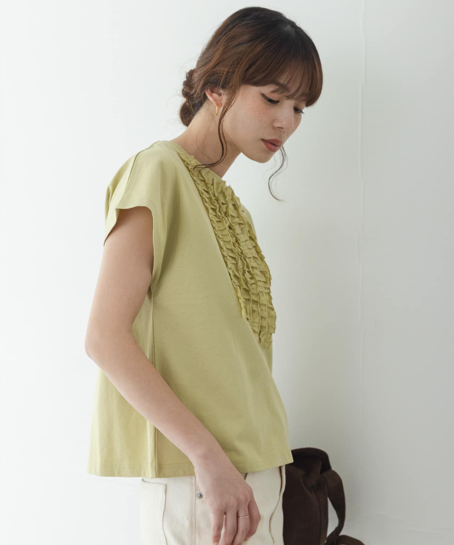 Sonny Label 「フロントフリルプルオーバー」|Tシャツ・カットソー|