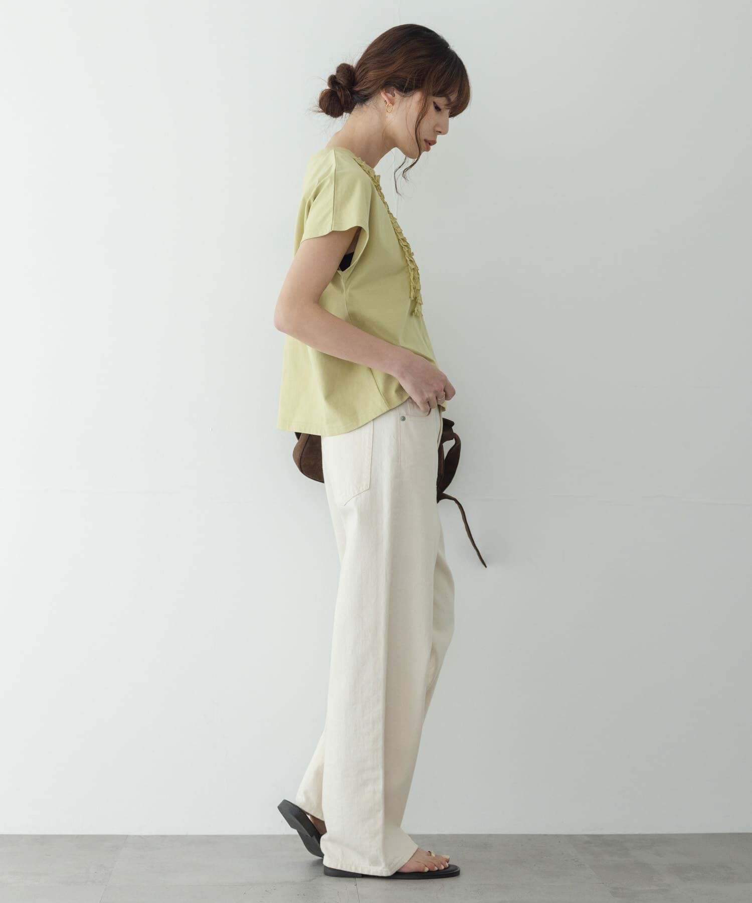 Sonny Label 「フロントフリルプルオーバー」|Tシャツ・カットソー|