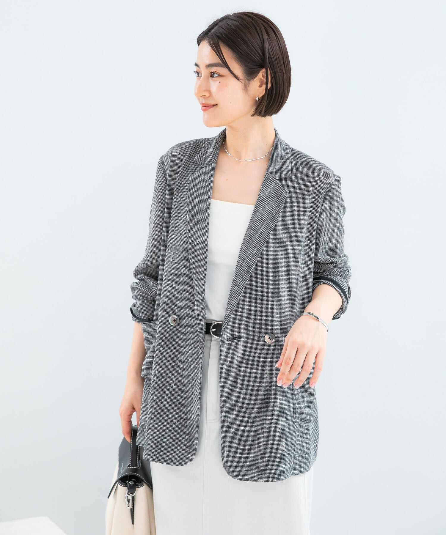 URBAN RESEARCH ROSSO「セミシアーカラミジャケット」|その他|