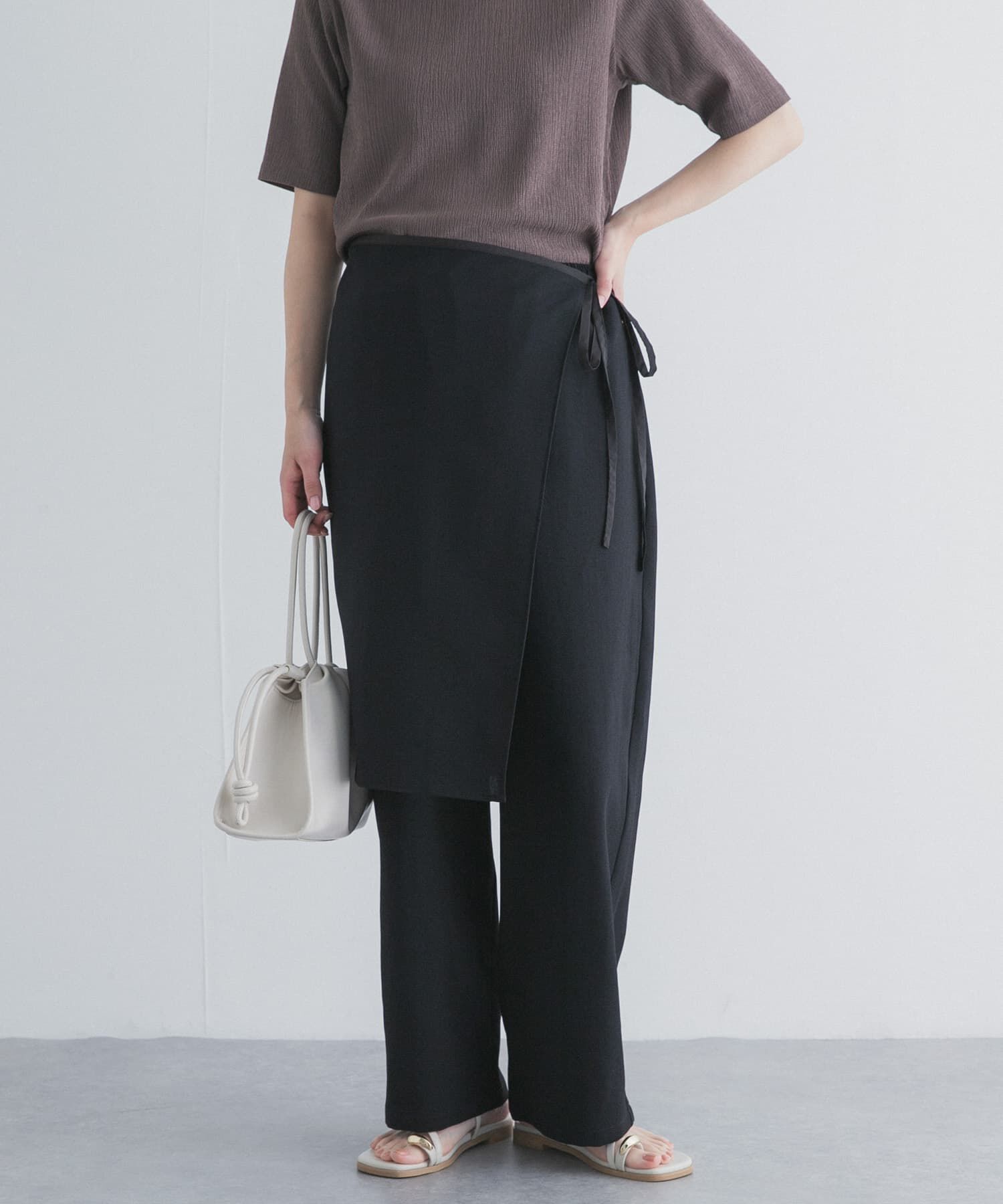 URBAN RESEARCH DOORS「ラップレイヤードストレートパンツ」|その他|