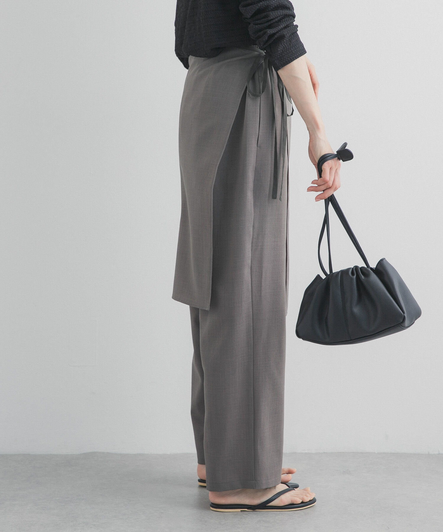URBAN RESEARCH DOORS「ラップレイヤードストレートパンツ」|その他|