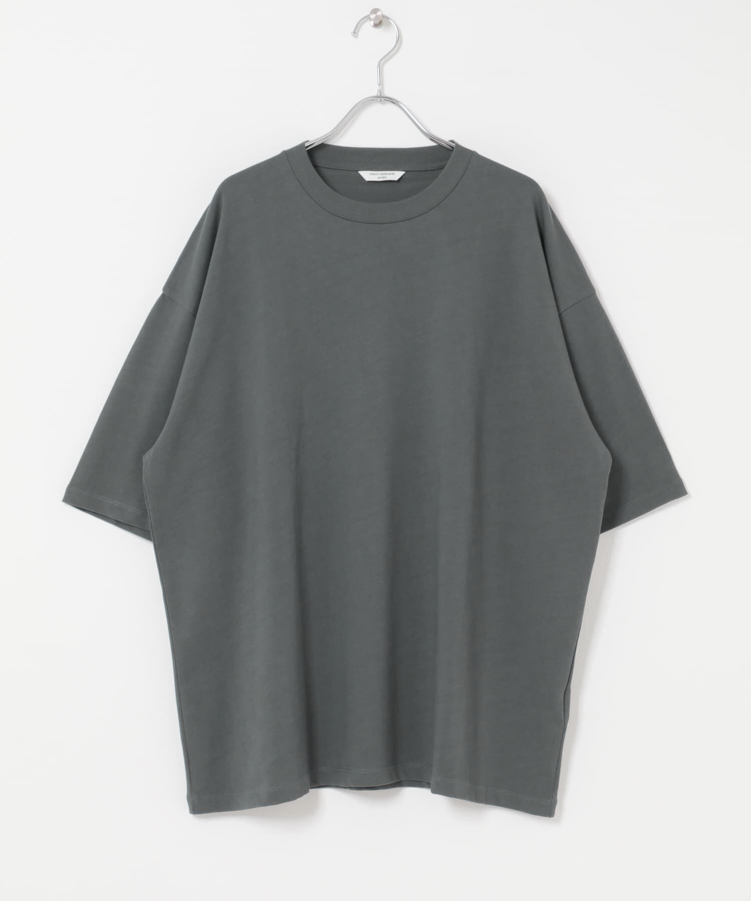URBAN RESEARCH DOORS「ハイツイストクルーネック ショートスリーブTシャツ」|Tシャツ・カットソー|