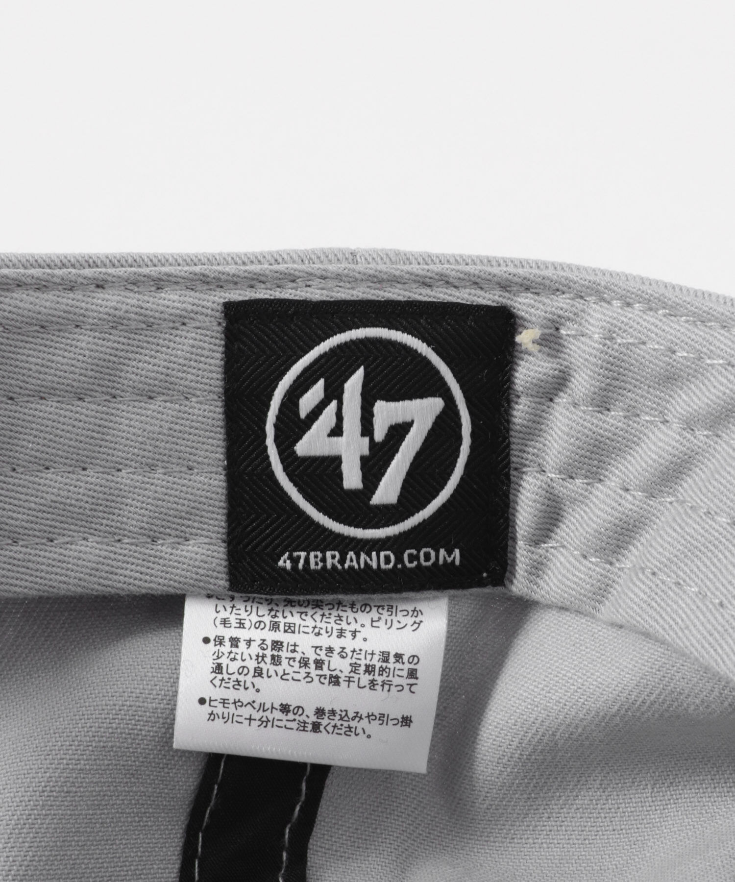 SENSE OF PLACE by URBAN RESEARCH「『WEB/一部店舗限定』FORTY SEVEN　47 CLEAN UP ATHLETICS」|キャップ・キャスケット|