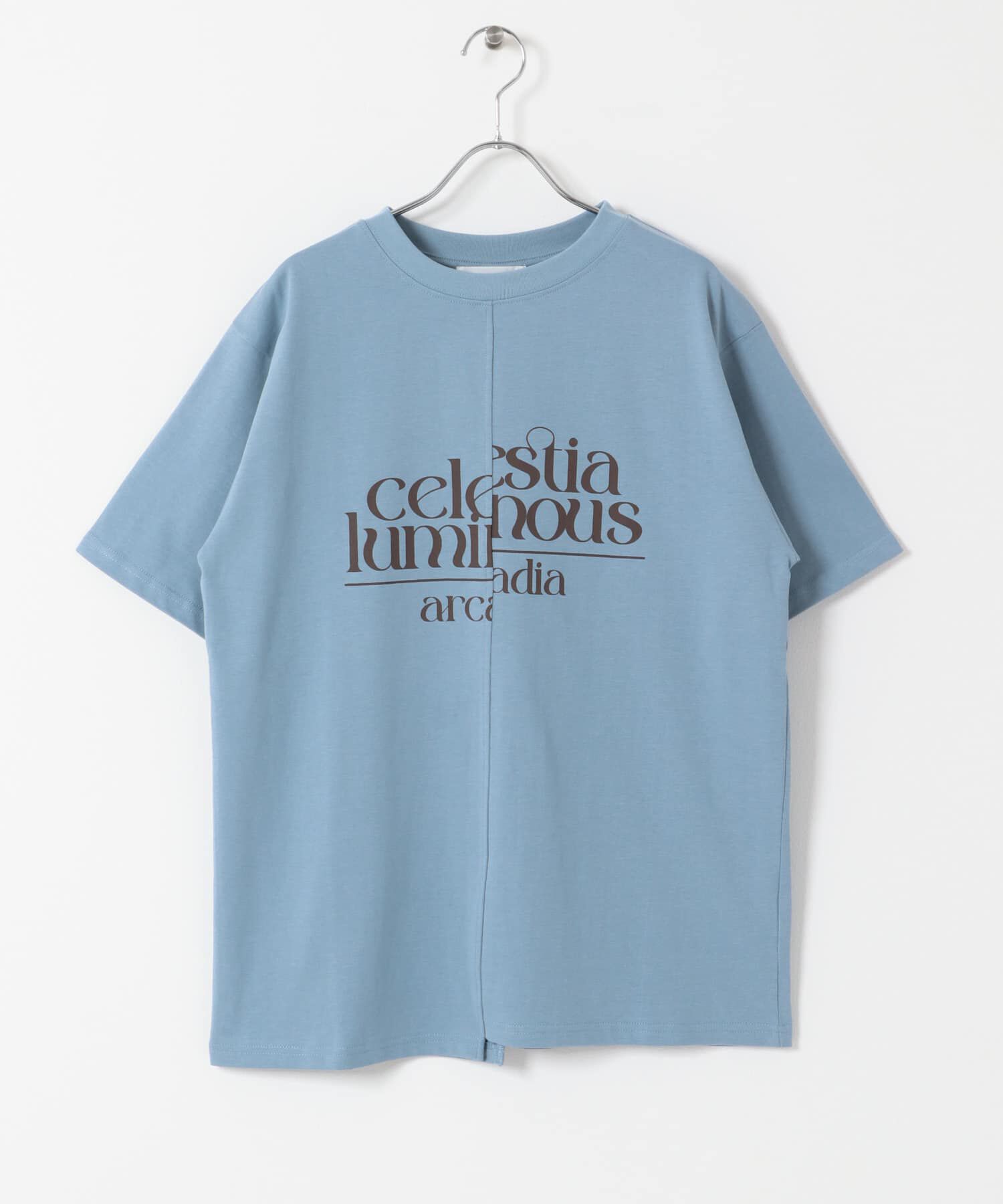 SENSE OF PLACE by URBAN RESEARCH「アシメグラフィックショートスリーブTシャツ」|Tシャツ・カットソー|