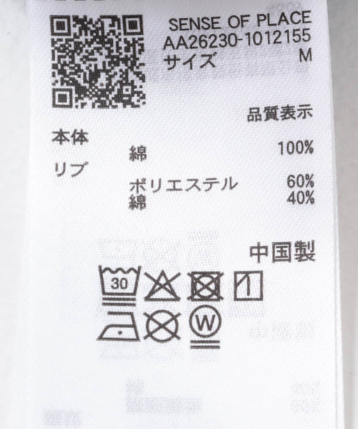 SENSE OF PLACE by URBAN RESEARCH「アシメグラフィックショートスリーブTシャツ」|Tシャツ・カットソー|