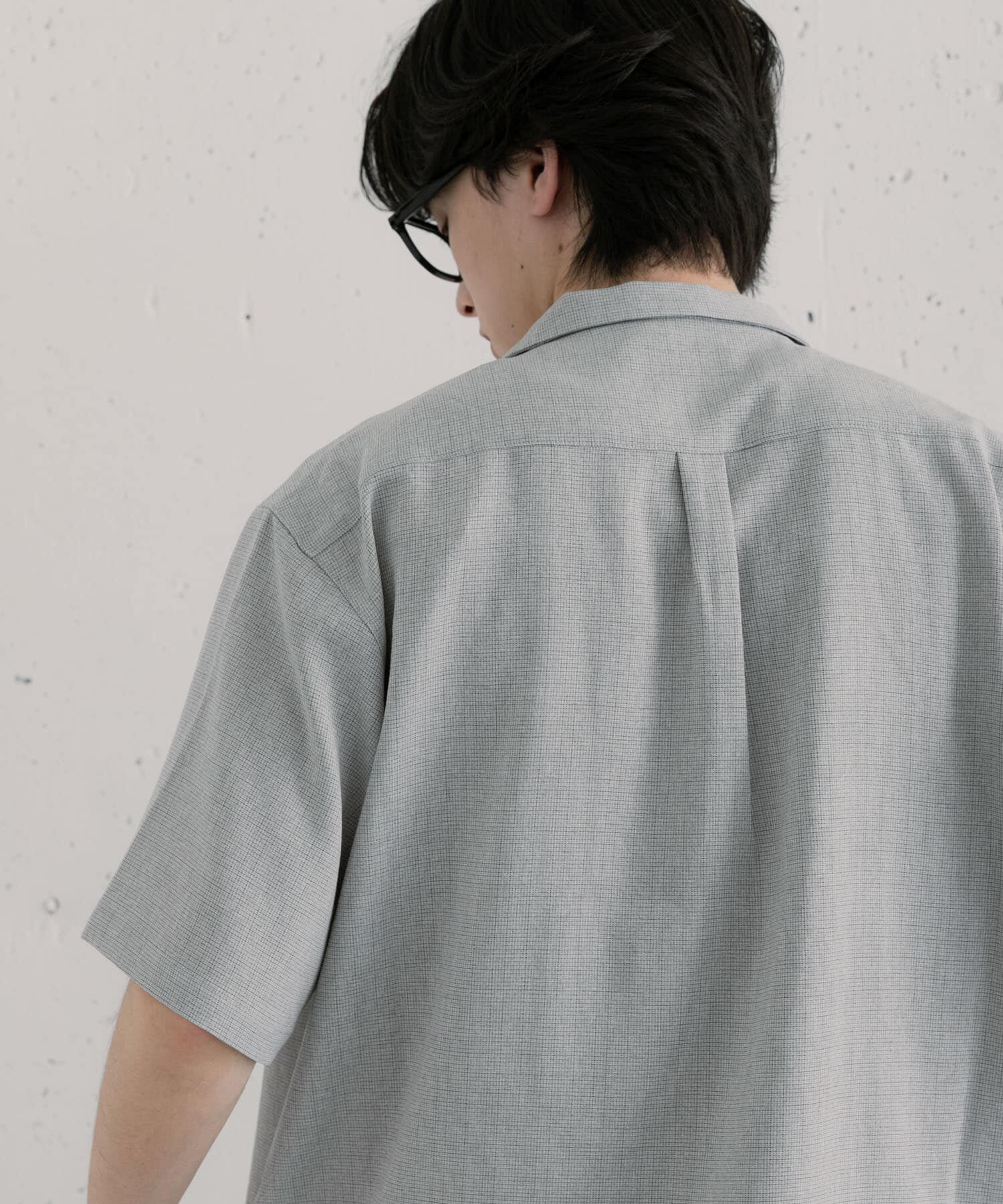 SENSE OF PLACE by URBAN RESEARCH「リネンライクマイクロチェックオープンカラーシャツ」|シャツ・ブラウス|