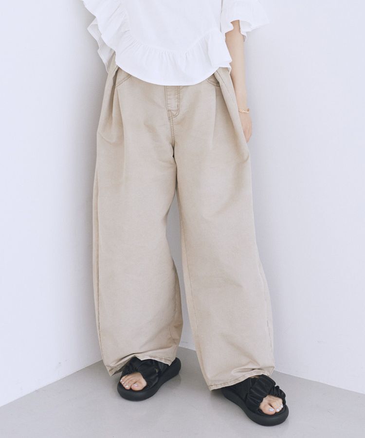 earth music&ecology「タックバルーンデニム」|デニム|