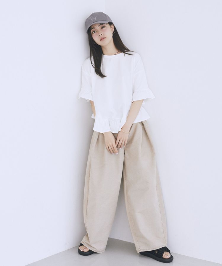 earth music&ecology「タックバルーンデニム」|デニム|