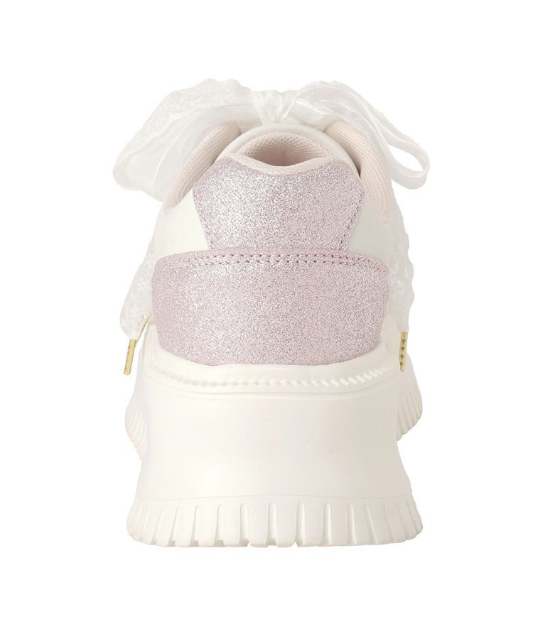 Maison de FLEUR「レースリボン厚底スニーカー」|スニーカー|