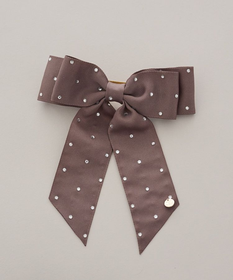 Maison de FLEUR「ビジューグログランリボンバレッタ」|その他|
