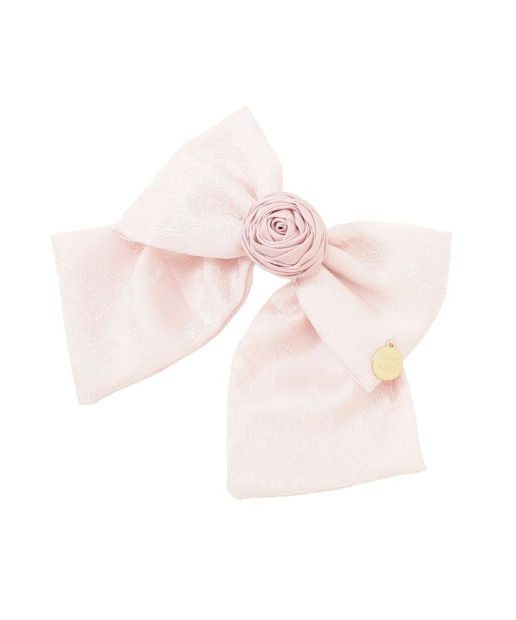 Maison de FLEUR「ローズリボンジャカードバレッタ」|その他|
