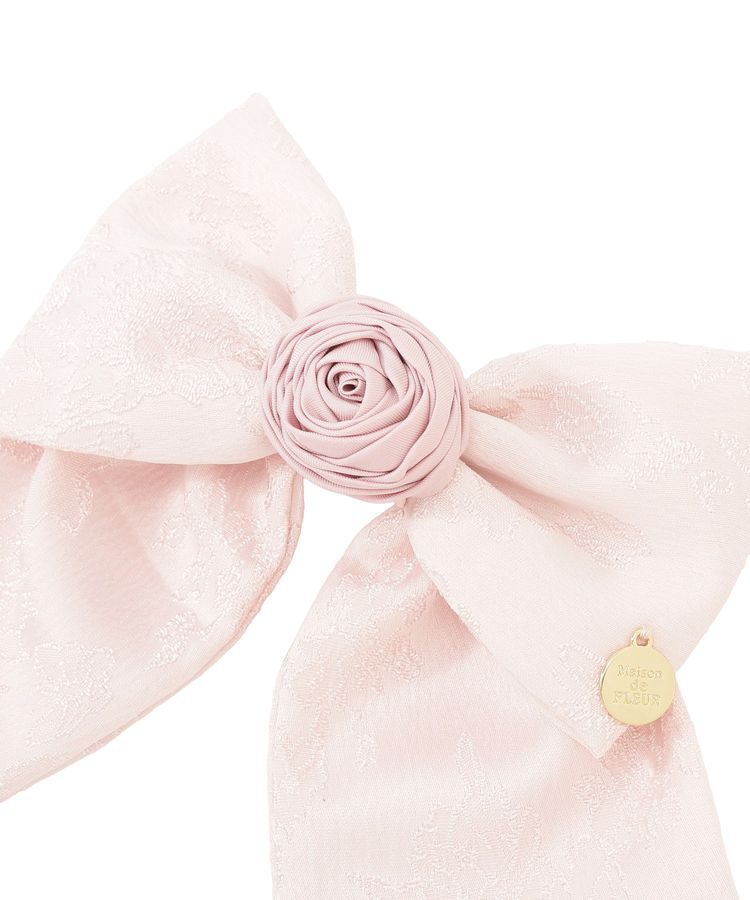Maison de FLEUR「ローズリボンジャカードバレッタ」|その他|