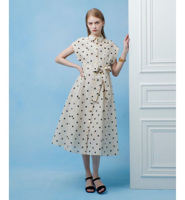 LOULOU WILLOUGHBY「◇オーガンドットワンピース」|ワンピース|