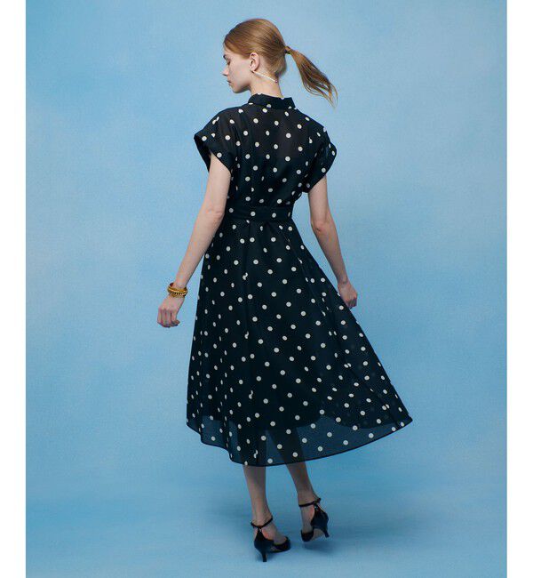 LOULOU WILLOUGHBY「◇オーガンドットワンピース」|ワンピース|