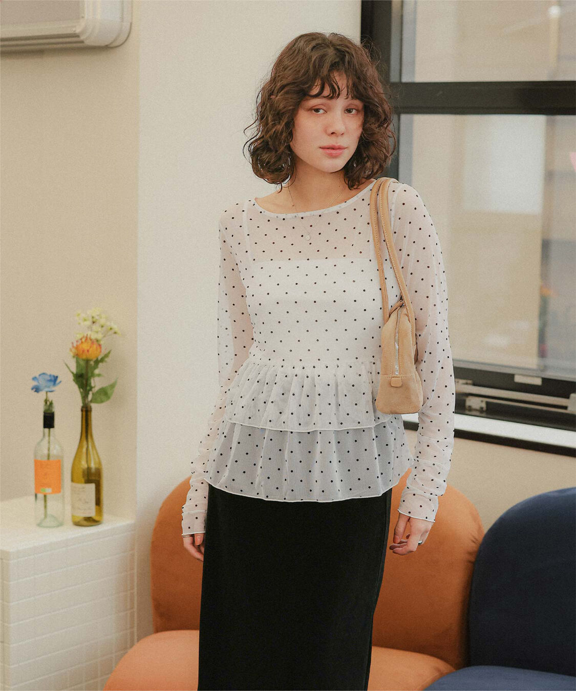 titivate「ティアードデザインシアートップス」|Tシャツ・カットソー|