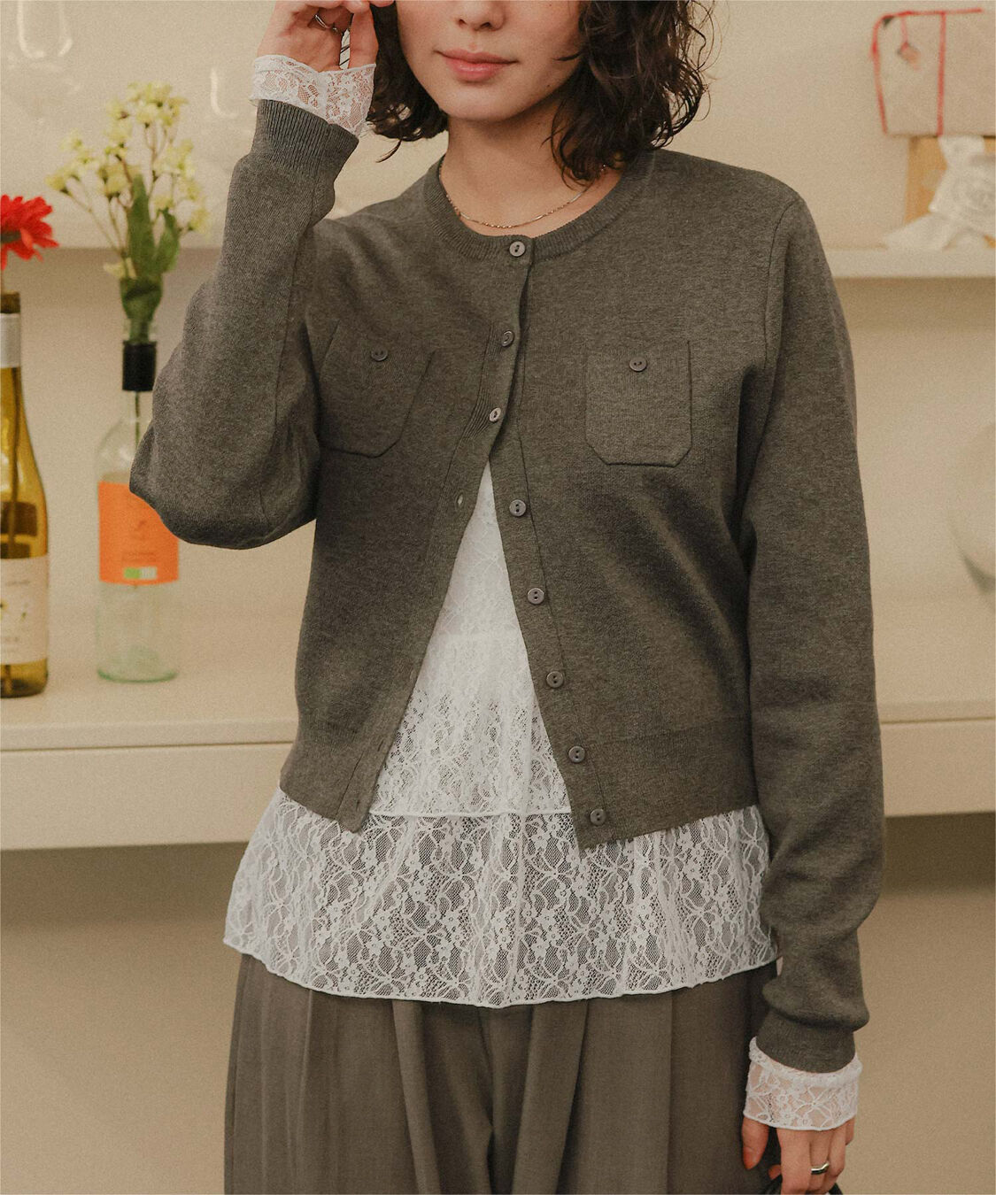 titivate「ティアードデザインシアートップス」|Tシャツ・カットソー|