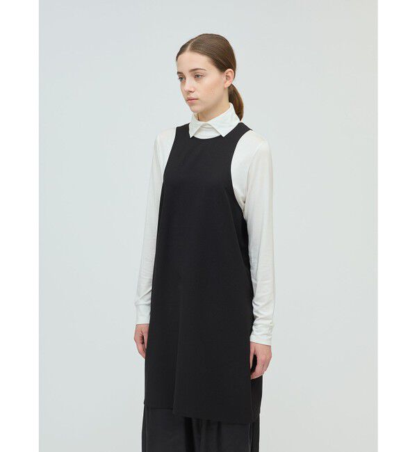 mizuiro ind「mizuiro ind クルーネックチュニックワンピース」|ワンピース|